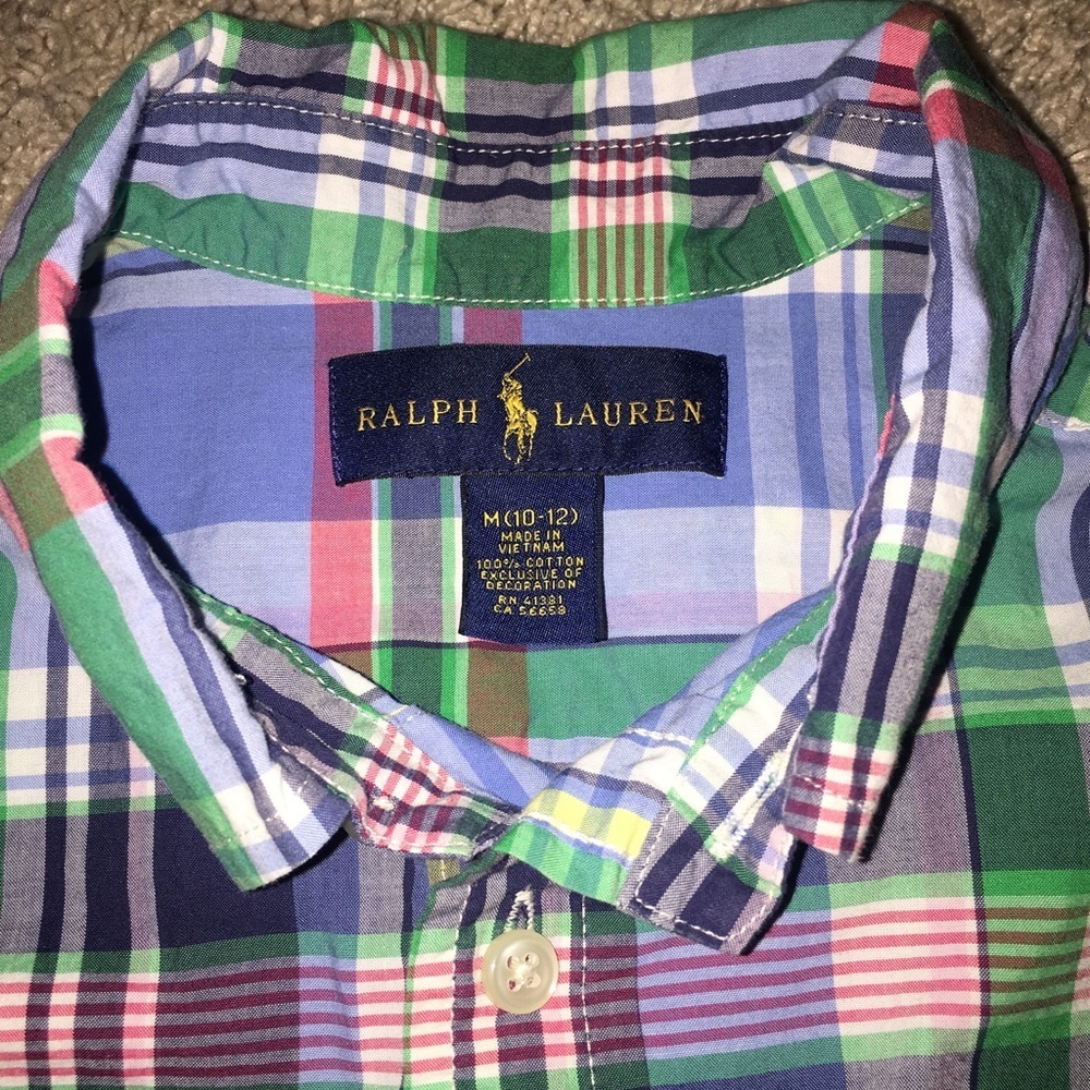 Ralph Lauren plaid button down